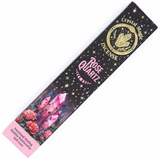 CRYSTAL MAGIC INCENSE Rose Quartz SMUDGING INCENSE STICKS