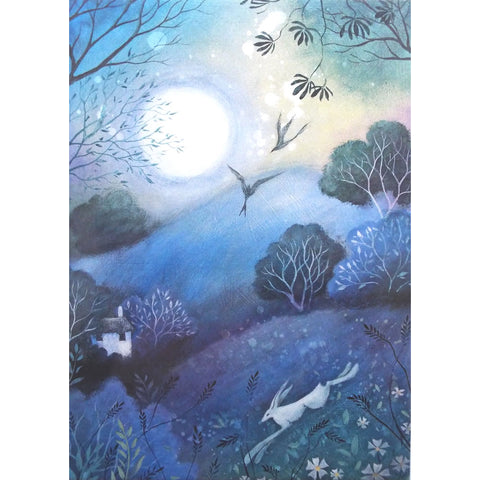 PAGAN WICCAN GREETING CARD The Silent Dawn AMANDA CLARK