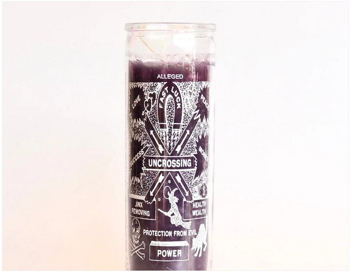 UNCROSSING MEXICAN PRAYER, RITUAL CANDLE