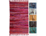 INDIAN CHINDI RAG RUGS 120 x 75 cm