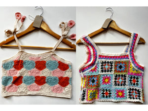 CROCHET CROP TOPS