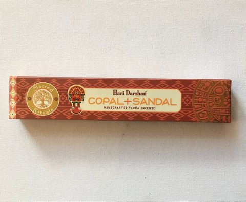 SACRED RITUAL Copal & Sandalwood INCENSE STICKS