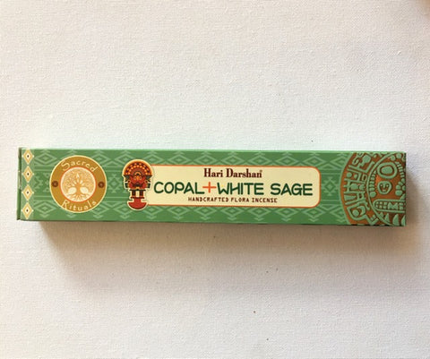 SACRED RITUAL Copal & White Sage INCENSE STICKS