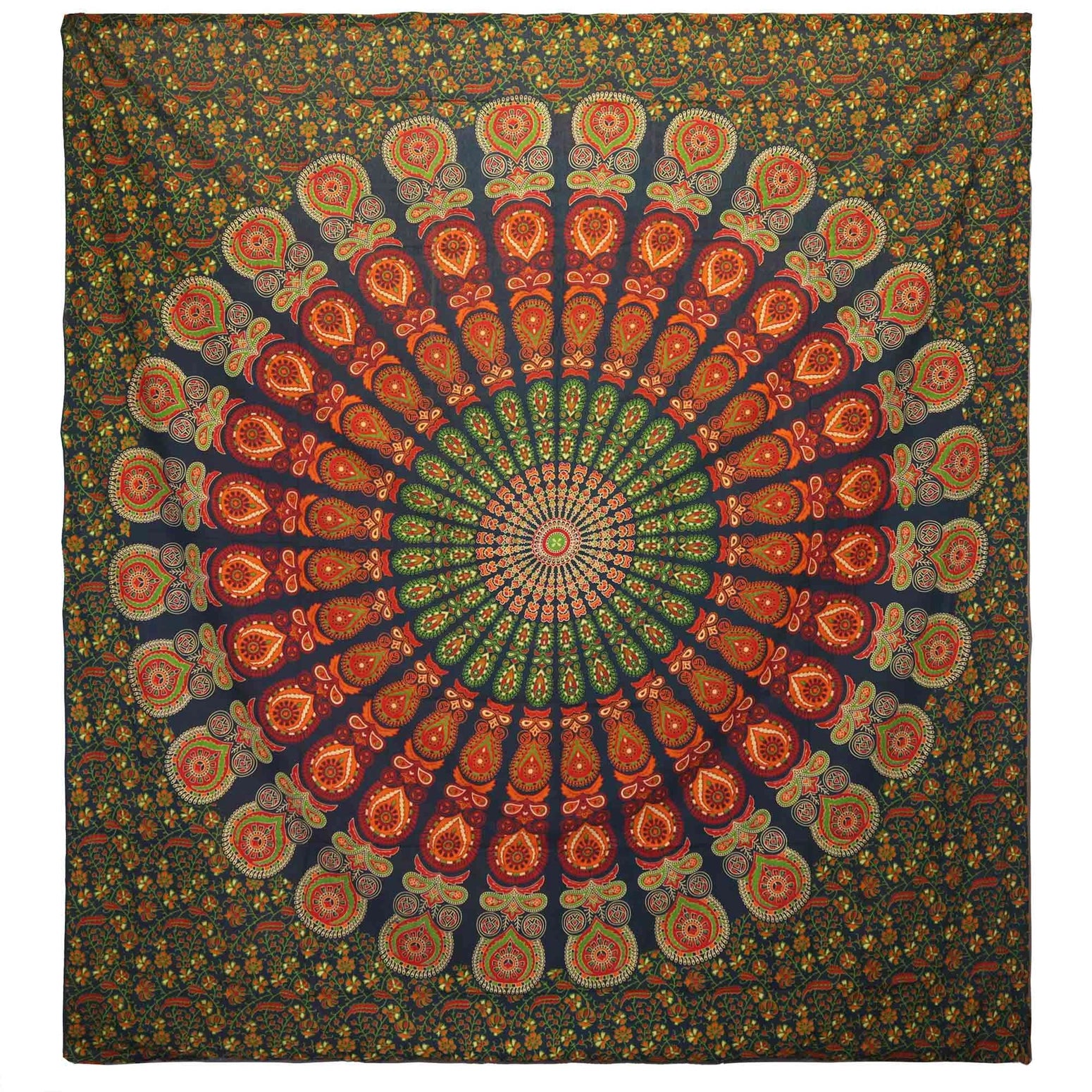 MANDALA TAPESTRY, WALL HANGING, BEDSPREAD