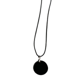 CRYSTAL COIN PENDANT NECKLACES