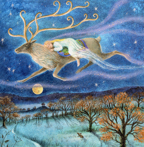 PAGAN WICCAN GREETING CARD Dreaming the Ways of Elen WENDY ANDREW