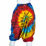 TIE DYE ALI BABA SHORTS