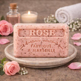 125g Crushed Rose Wholesale French Soap