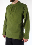 UNISEX GRANDAD COLLARLESS PLAIN SHIRTS