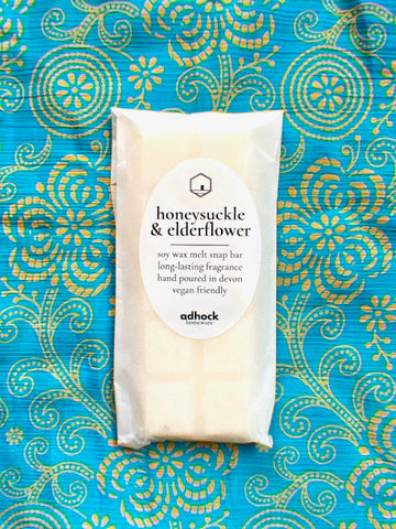 Honeysuckle & Elderflower Soy Wax Melt Snap Bar