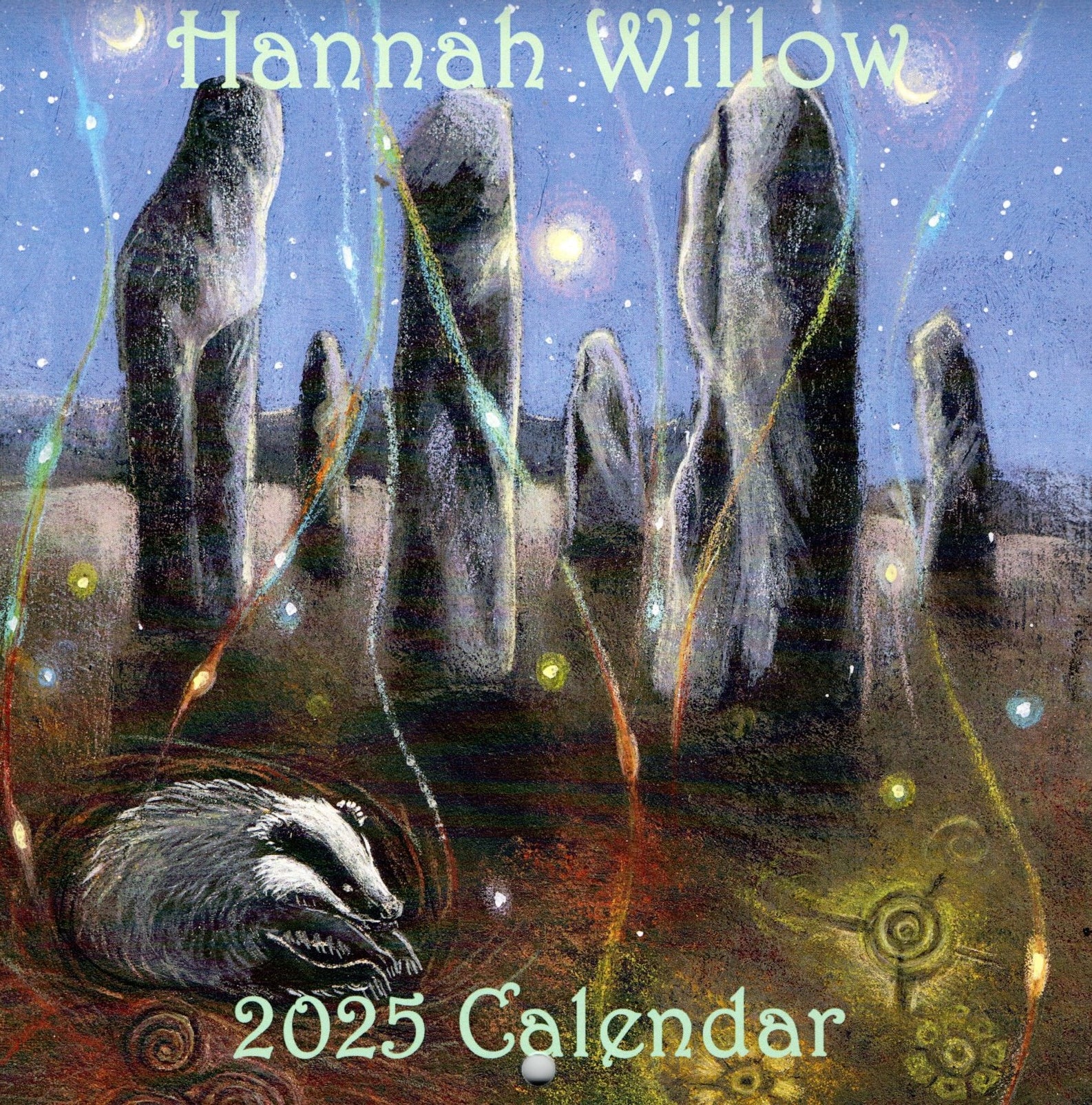 HANNAH WILLOW 2025 PAGAN WICCAN WALL CALENDAR