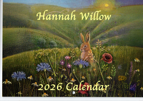 HANNAH WILLOW 2026 PAGAN WICCAN WALL CALENDAR A4