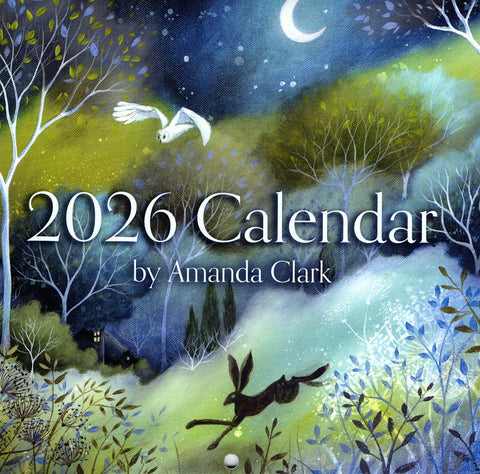 AMANDA CLARK 2026 PAGAN WICCAN WALL CALENDAR
