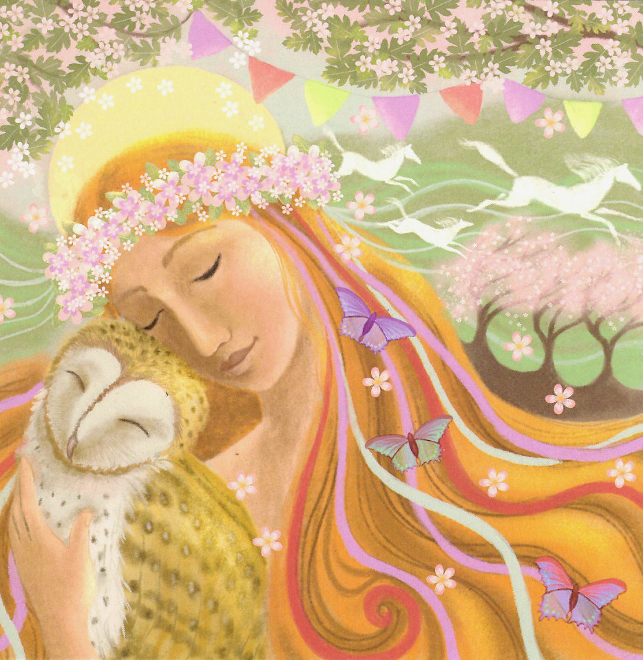 PAGAN WICCAN GREETING CARD May Dreams WENDY ANDREW