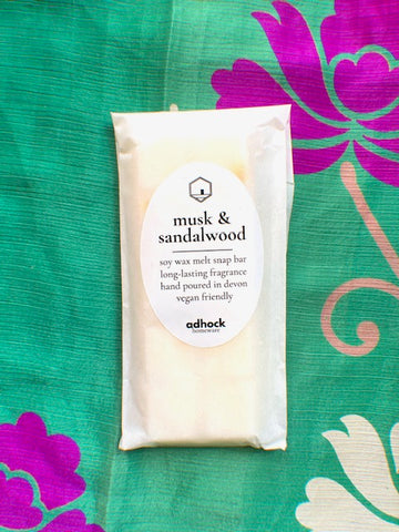 Musk & Sandalwood Soy Wax Melt Snap Bar