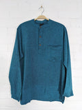 UNISEX GRANDAD COLLARLESS PLAIN SHIRTS