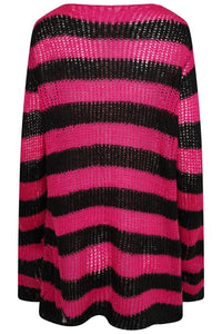 OVERSIZED PUNK GOTHIC DISTRESSED JUMPER/SWEATER