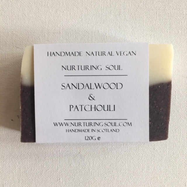 NURTURING SOUL VEGAN SOAPS Sandalwood & Patchouli