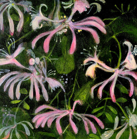 PAGAN WICCAN GREETING CARD Honeysuckle Magic CATHERINE HYDE