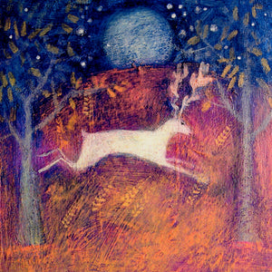 PAGAN WICCAN GREETING CARD The Starry Moon CATHERINE HYDE