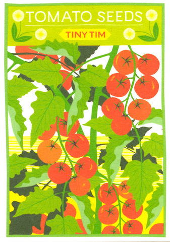 GREETING CARD Tomatos PRINTER JOHNSON