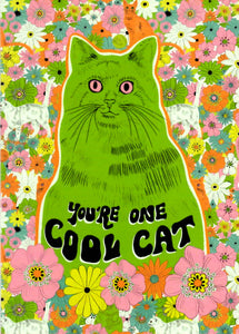 GREETING CARDS You're One Cool Cat NEIGHBOURHOOD THREAT