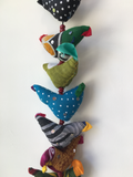 INDIAN HANGING BIRDS PARROTS DECORATION