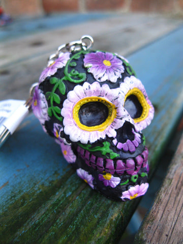 SUGAR SKULL KEYRINGS