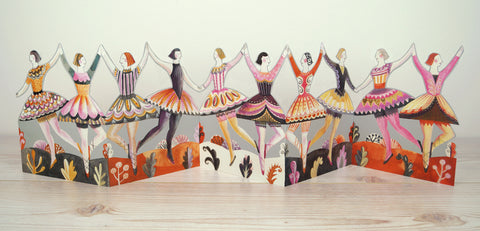 SARAH YOUNG 3D DIE CUT GREETING CARD Dancers