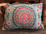 LEILA EMBROIDERED SUZANI CUSHION