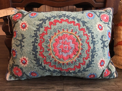 LEILA EMBROIDERED SUZANI CUSHION