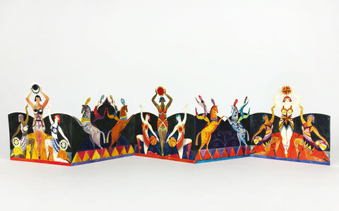 SARAH YOUNG 3D DIE CUT GREETING CARD Circus