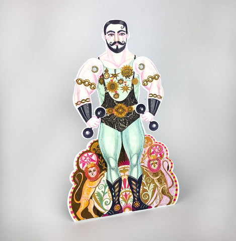 SARAH YOUNG DIE CUT 3D GREETING CARD Alexander Strongman