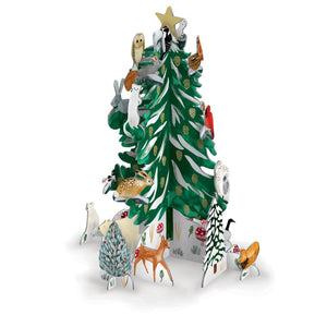 ROGER LA BORDE Christmas Conifer Tree 3D POP & SLOT ADVENT CALENDAR