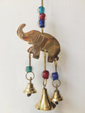 HANGING BRASS Elephant CHIMES DECORATION