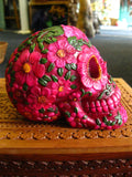 SUGAR BLOSSOM SKULL FIGURE Ornament MEXICAN Day of the Dead GOTHIC PAGAN