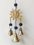 HANGING BRASS Sun CHIMES DECORATION