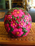 SUGAR BLOSSOM SKULL FIGURE Ornament MEXICAN Day of the Dead GOTHIC PAGAN
