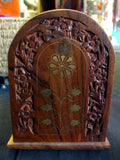 INDIAN WOODEN LETTER HOLDER/RACK