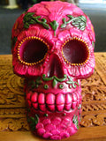SUGAR BLOSSOM SKULL FIGURE Ornament MEXICAN Day of the Dead GOTHIC PAGAN
