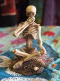 SEE NO, HEAR NO, SPEAK NO EVIL SET OF 3 SKELETONS