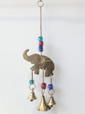 HANGING BRASS Elephant CHIMES DECORATION