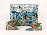 ANGELA HARDING 'Midwinter Robins' 3D ADVENT CALENDAR