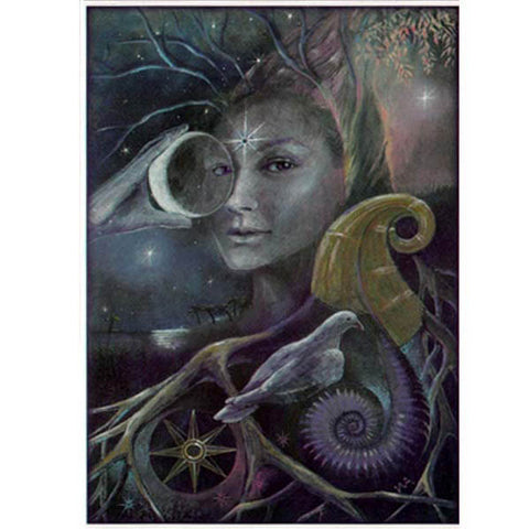 PAGAN WICCAN GREETING CARD Ancient Inanna WENDY ANDREW Birthday CELTIC GODDESS