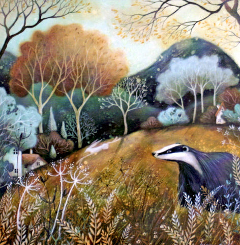PAGAN WICCAN GREETING CARD Autumn Light AMANDA CLARK