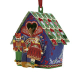 3D POP UP BAUBLE YULE CHRISTMAS GREETING CARD Cuckoo Clock SANTORO