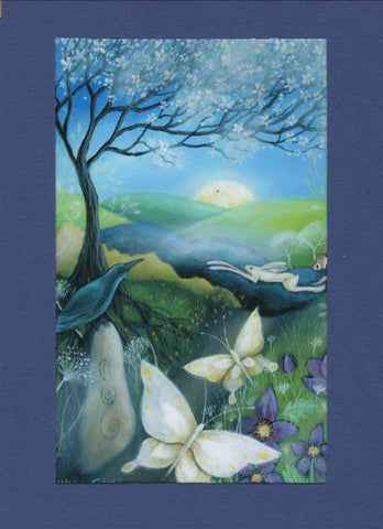 BELTANE MAYDAY FESTIVAL GREETING CARD 1st May WICCAN Celtic PAGAN AMANDA CLARK