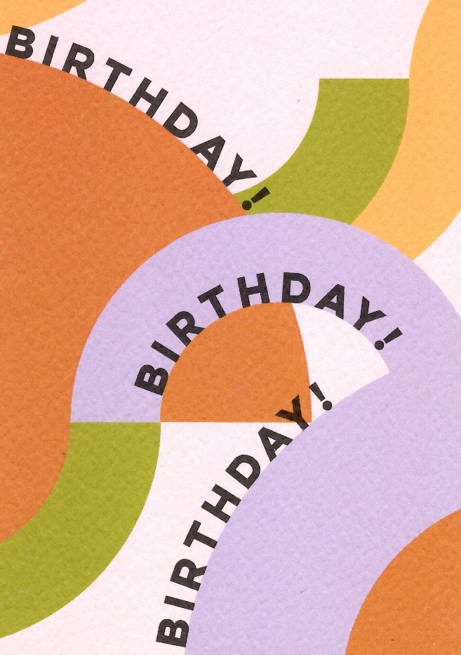 GREETING CARD Birthday! Birthday! Birthday! THE COMPLETIST