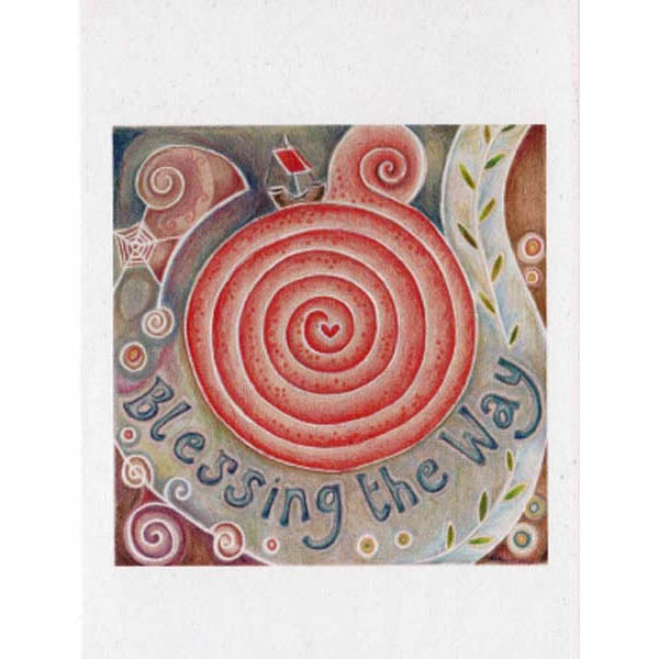 PAGAN WICCAN GREETING CARD Blessing the Way BIRTHDAY GODDESS JAINE ROSE