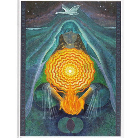 PAGAN WICCAN GREETING CARD Brigid Guiding Light WENDY ANDREW Birthday CELTIC GODDESS
